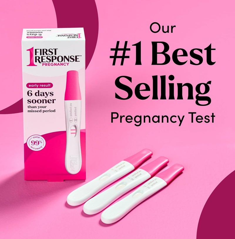 First Response Early Result Home Pregnancy Test – 3 Count with Fast and Highly Accurate Results - Image 2